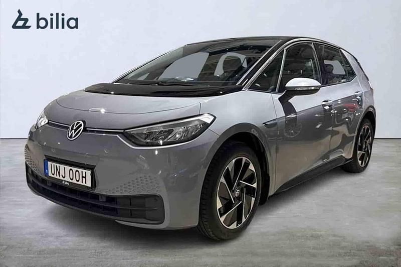 Begagnad VW ID.3 Pro Performance 150 kW (204 HK) 2023 Grå Halvkombi