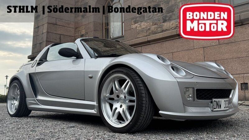 Grå Begagnad 2005 Smart Roadster Brabus Cab | 119 000 kr - Bild 1/4