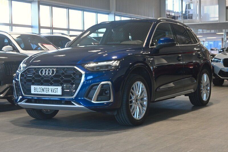Blå Begagnad 2023 Audi Q5 S-Line SUV | 569 000 kr (Dyr) - Bild 1/4