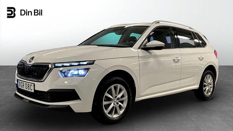 Vit Begagnad 2021 Skoda Kamiq Style SUV | 209 900 kr (Marknadspris) - Bild 1/4
