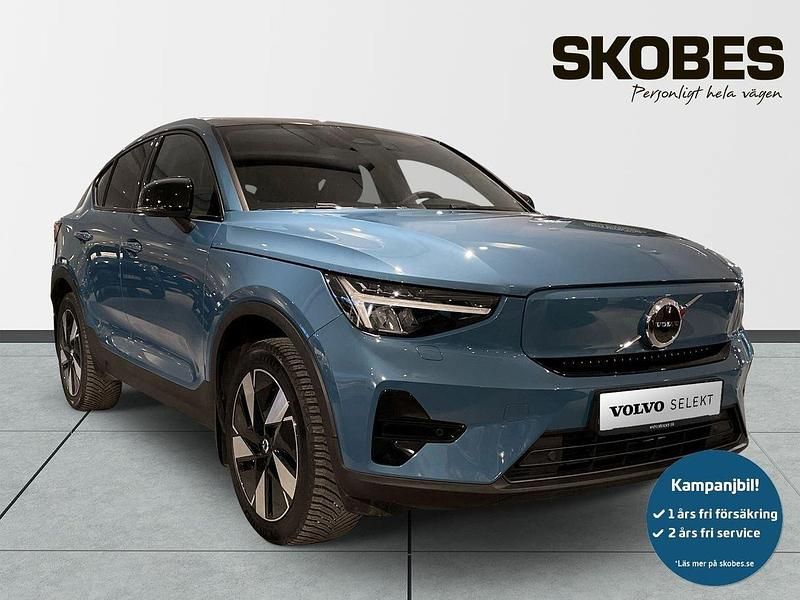 Blå Begagnad 2024 Volvo EC40 Core SUV | 429 000 kr (Lite dyr) - Bild 1/3