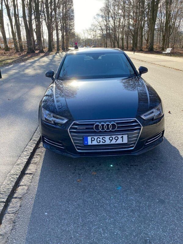 Blå Begagnad 2017 Audi A4 Proline Sedan | 194 000 kr (Bra pris) - Bild 1/4