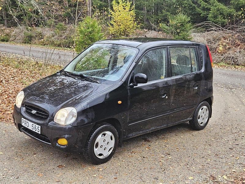 Svart Begagnad 2000 Hyundai Atos Halvkombi | 12 500 kr - Bild 1/4