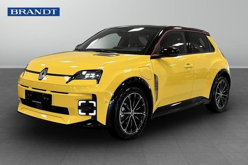 Gul Ny 2025 Renault 5 E-Tech Iconic Halvkombi | 445 500 kr - Bild 1/4