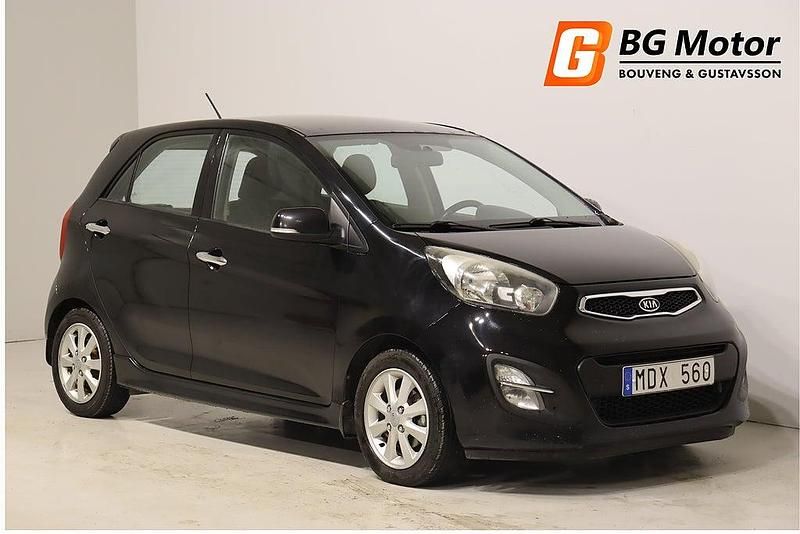 Svart Begagnad 2011 Kia Picanto Comfort Halvkombi | 49 900 kr - Bild 1/3