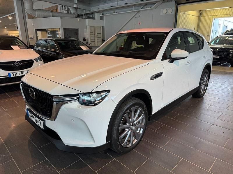 Vit Begagnad 2023 Mazda CX-60 Exclusive-Line SUV | 399 000 kr (Bra pris) - Bild 1/4