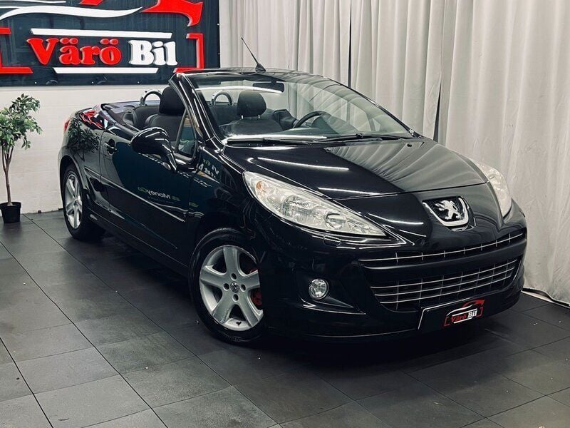 Svart Begagnad 2009 Peugeot 207 CC Cab | 59 900 kr (Lite dyr) - Bild 1/4