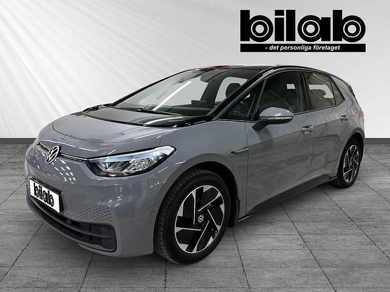 Begagnad VW ID.3 Pro Performance 150 kW (204 HK) 2022 Grå Halvkombi