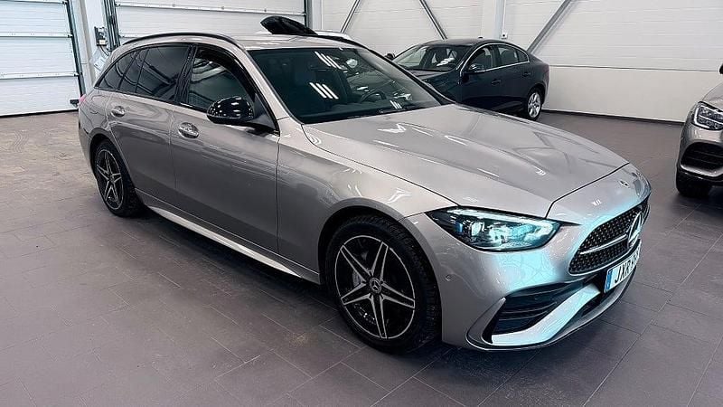 Begagnad Mercedes C300 AMG 313 HK (230 kW) 2023 Silver Kombi