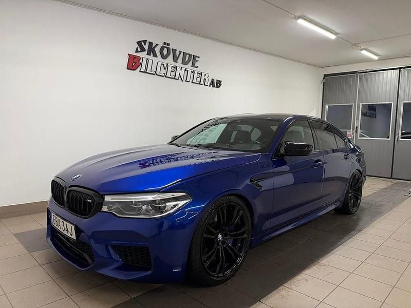 Begagnad BMW M5 Competition Edition 626 HK (460 kW) 2019 Blå Sedan