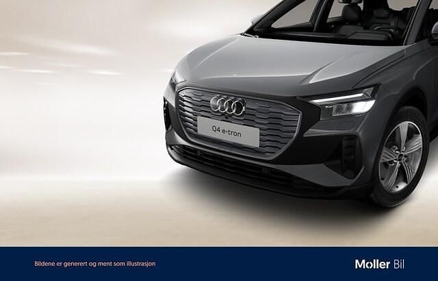Kiselgrå Begagnad 2022 Audi Q4 e-tron Proline SUV | 339 000 kr (Marknadspris) - Bild 1/4