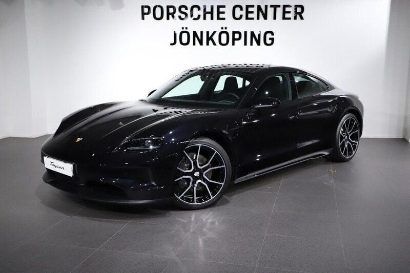 Svart Ny 2025 Porsche Taycan Sedan | 1 352 300 kr - Bild 1/4