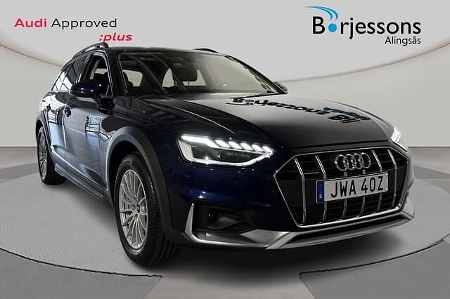 Navarrablå metallic Begagnad 2023 Audi A4 Allroad Proline Kombi | 429 900 kr (Lite dyr) - Bild 1/4