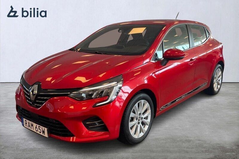 Röd Begagnad 2022 Renault Clio V Intens Halvkombi | 154 900 kr (Marknadspris) - Bild 1/3