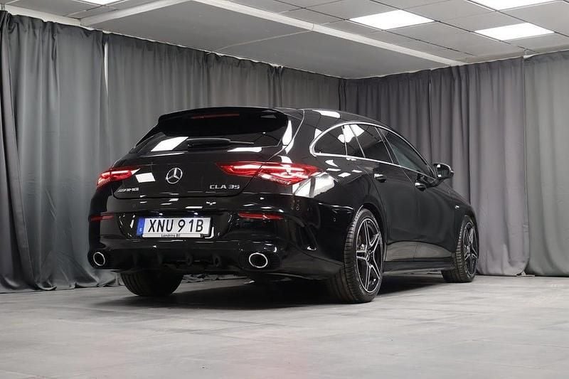 Begagnad Mercedes CLA35 AMG Shooting Brake AMG Line Premium Plus 306 HK (225 kW) 2019 Svart Kombi