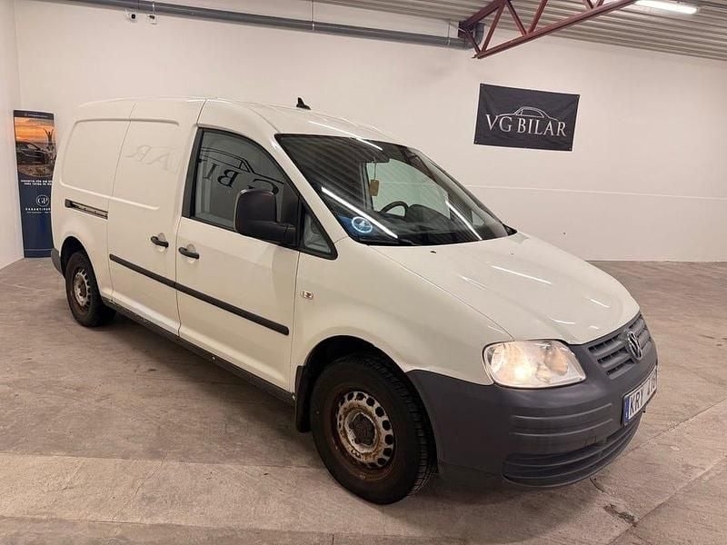 Begagnad VW Caddy Maxi 105 HK (77 kW) 2010 Vit Minibuss