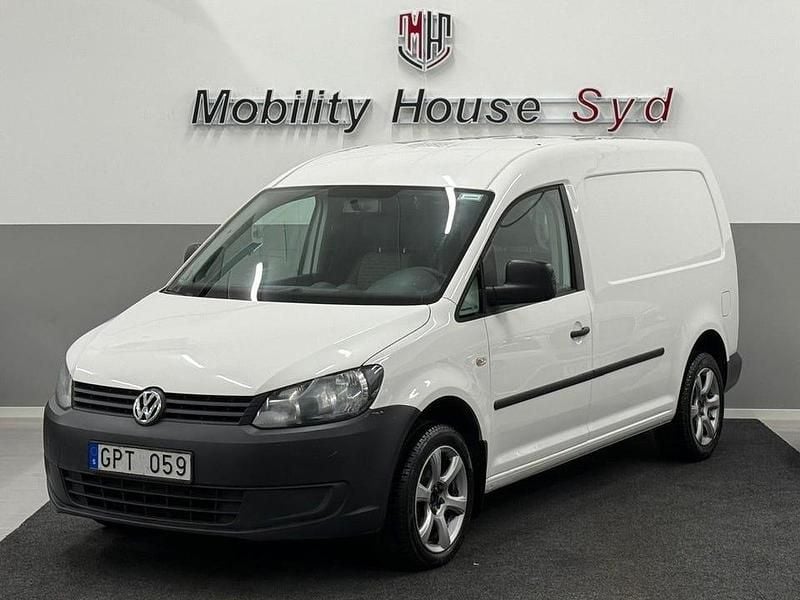 Vit Begagnad 2012 VW Caddy Maxi Minibuss | 59 900 kr (Bra pris) - Bild 1/4