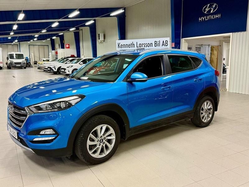 Ljusblå Begagnad 2017 Hyundai Tucson SUV | 169 000 kr (Bra pris) - Bild 1/4
