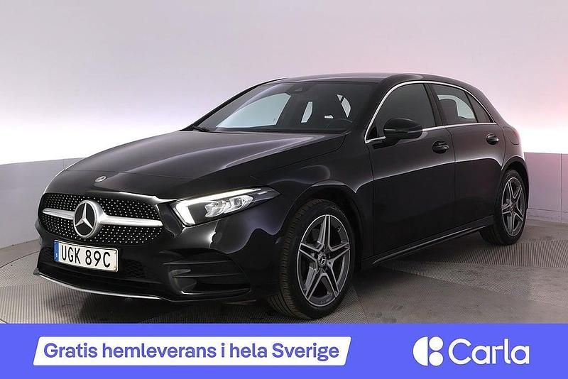 Begagnad Mercedes A250 AMG 218 HK (160 kW) 2022 Svart Halvkombi