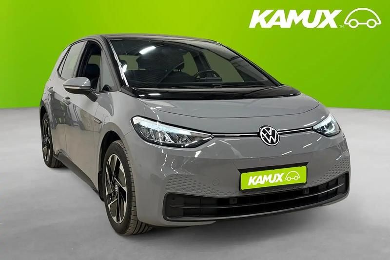 Silver/grå Begagnad 2021 VW ID.3 Pro Performance Halvkombi | 184 700 kr (Marknadspris) - Bild 1/4
