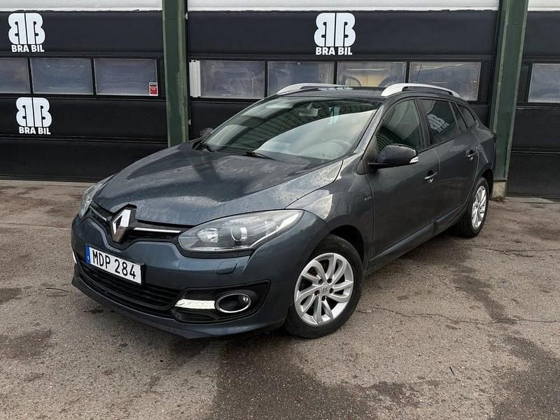 Grå Begagnad 2016 Renault Mégane GrandTour LIMITED Kombi | 59 900 kr (Bra pris) - Bild 1/4