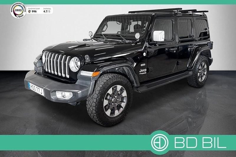 Svart Begagnad 2018 Jeep Wrangler Unlimited SUV | 379 900 kr - Bild 1/4