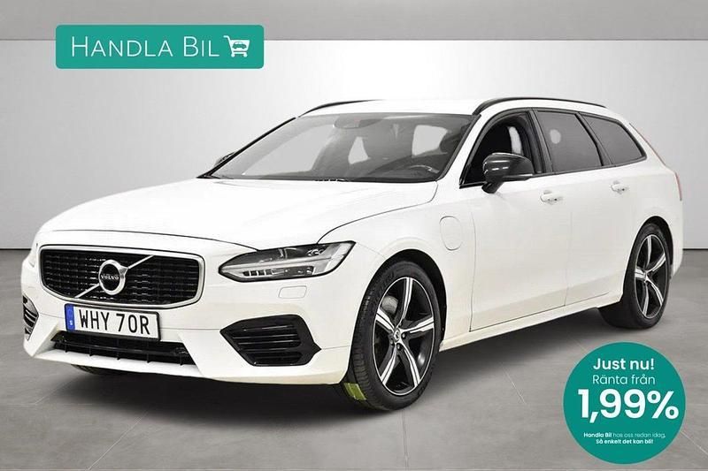 Vit Begagnad 2019 Volvo V90 R-Design Kombi | 329 900 kr (Superpris) - Bild 1/3