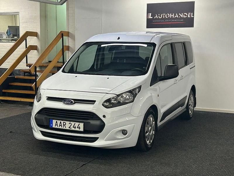Vit Begagnad 2015 Ford Tourneo Connect Minibuss | 114 900 kr (Marknadspris) - Bild 1/4