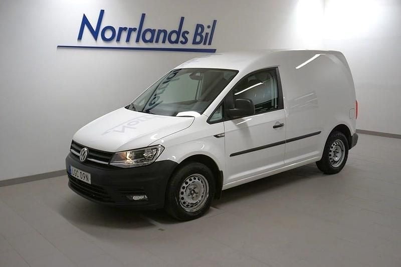 Vit (candyvit) Begagnad 2020 VW Caddy Minibuss | 169 900 kr (Superpris) - Bild 1/4