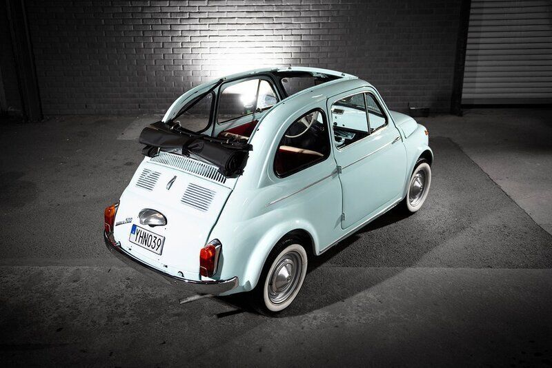 Begagnad Fiat 500 15 HK (11 kW) 1964 Ljusblå Cab