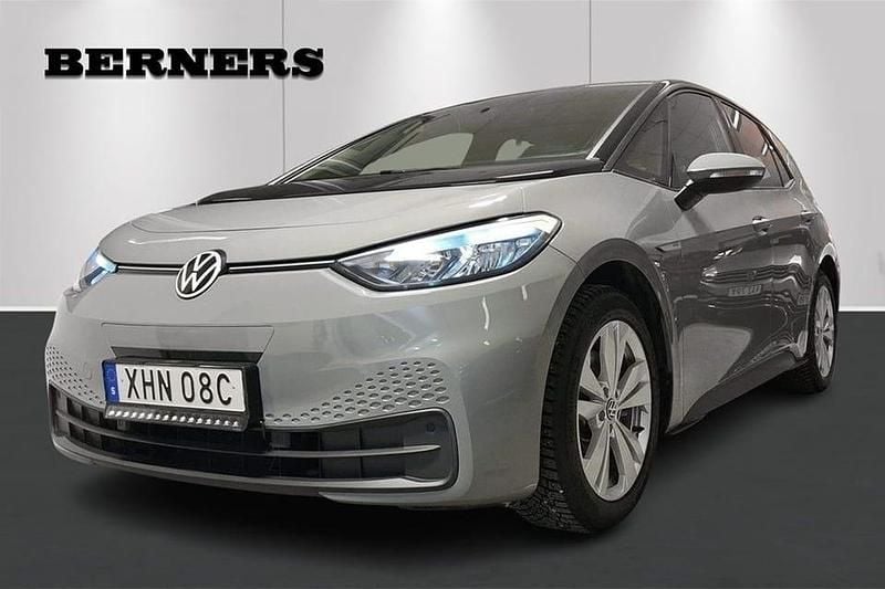 Begagnad VW ID.3 Pro Performance 152 kW (207 HK) 2021 Grå Halvkombi