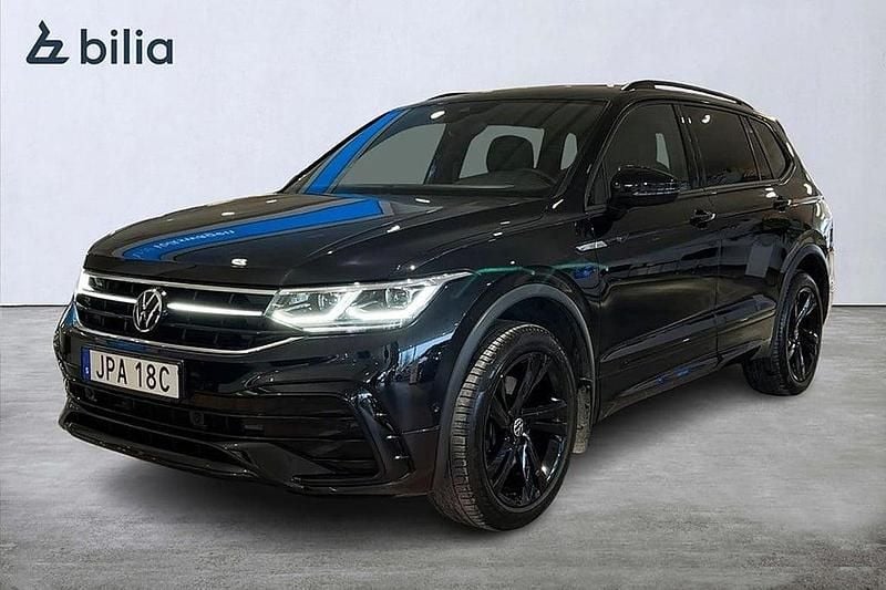 Begagnad VW Tiguan Allspace R-line 203 HK (149 kW) 2022 Svart SUV