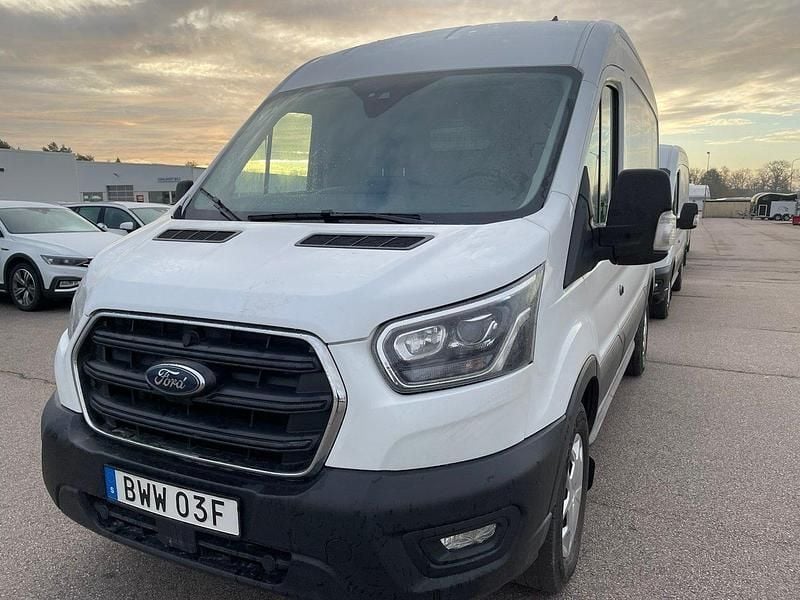 Vit Begagnad 2022 Ford Transit Van | 395 000 kr (Marknadspris) - Bild 1/2