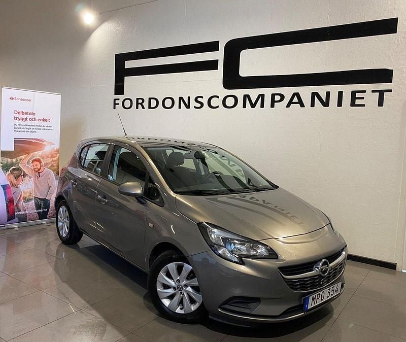 Brun Begagnad 2015 Opel Corsa Enjoy Halvkombi | 95 000 kr (Marknadspris) - Bild 1/4
