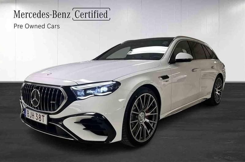 Vit Begagnad 2025 Mercedes E53 AMG Premium Plus Kombi | 1 249 900 kr - Bild 1/1
