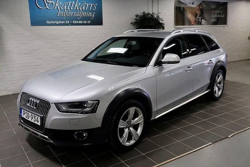 Silver Begagnad 2014 Audi A4 Allroad Comfort Kombi | 155 000 kr (Marknadspris) - Bild 1/4