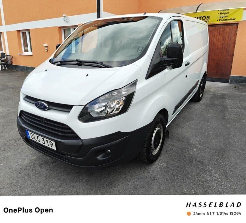 Vit Begagnad 2015 Ford Transit Custom Van | 69 900 kr (Marknadspris) - Bild 1/4
