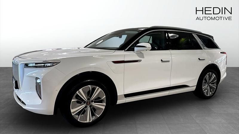 Vit (white) Begagnad 2023 Hongqi E-HS9 SUV | 579 900 kr (Marknadspris) - Bild 1/4