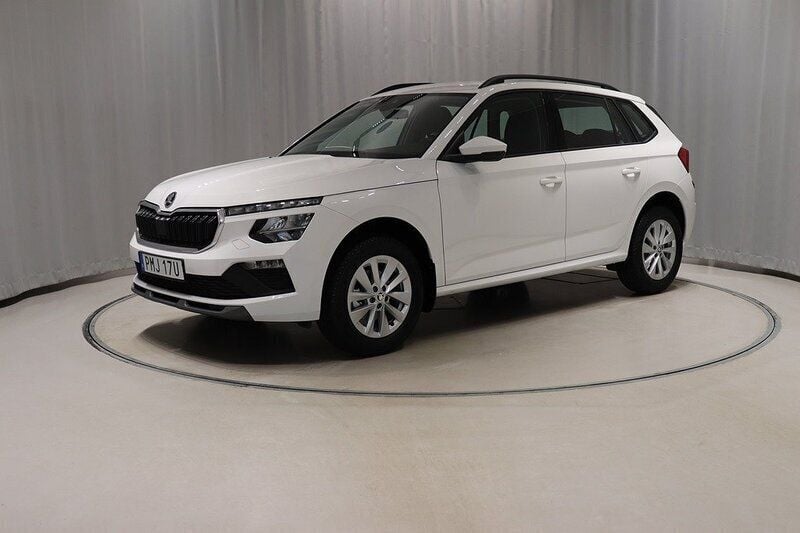 Vit (candy white) Begagnad 2024 Skoda Kamiq SUV | 257 800 kr (Marknadspris) - Bild 1/4
