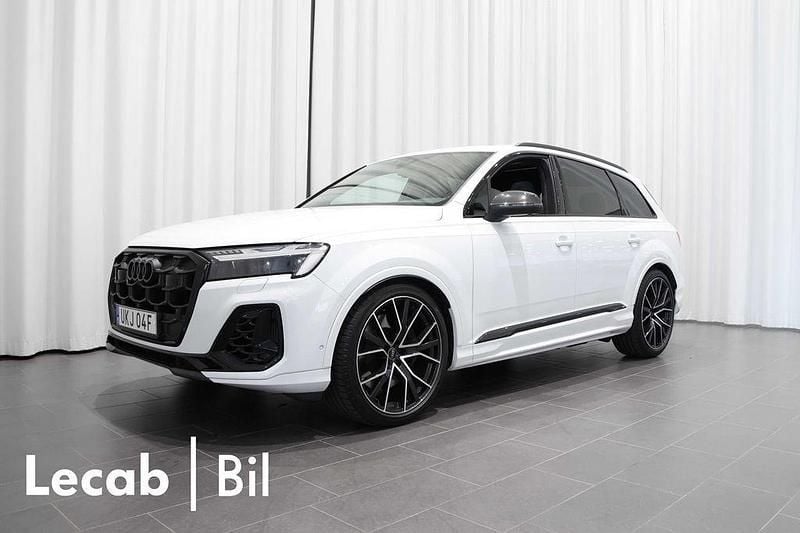 Vit (glaciärvit metallic) Begagnad 2024 Audi SQ7 Sport SUV | 1 169 500 kr (Marknadspris) - Bild 1/4