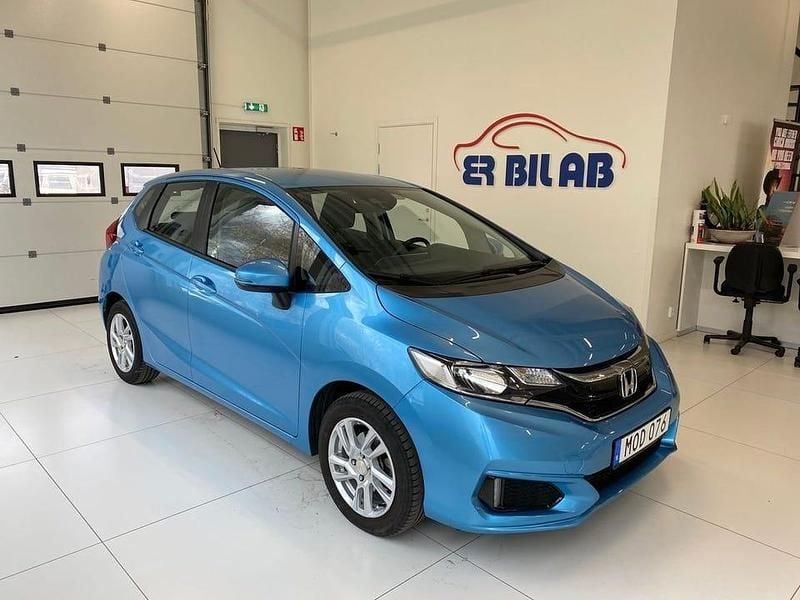 Blå Begagnad 2018 Honda Jazz Elegance Halvkombi | 144 900 kr (Marknadspris) - Bild 1/4