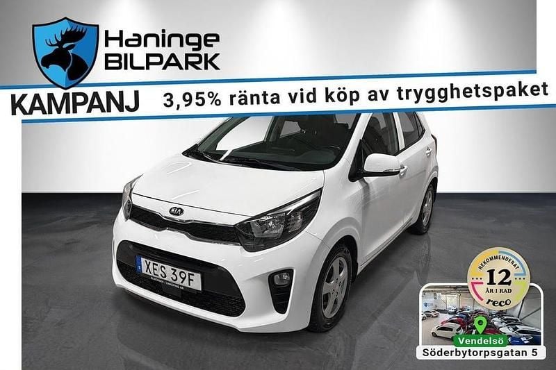 Vit Begagnad 2019 Kia Picanto Halvkombi | 119 995 kr (Bra pris) - Bild 1/2