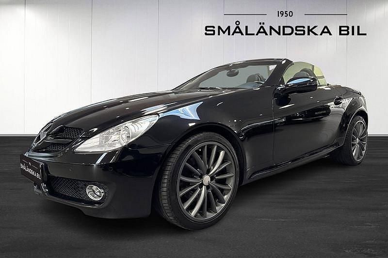 Svart Begagnad 2010 Mercedes SLK200 Cab | 169 000 kr - Bild 1/4
