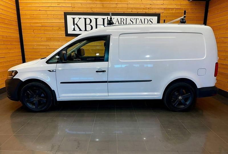 Vit Begagnad 2016 VW Caddy Maxi Minibuss | 89 900 kr (Dyr) - Bild 1/4