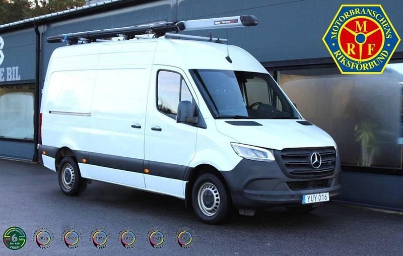 Vit Begagnad 2019 Mercedes Sprinter Van | 279 900 kr (Superpris) - Bild 1/4