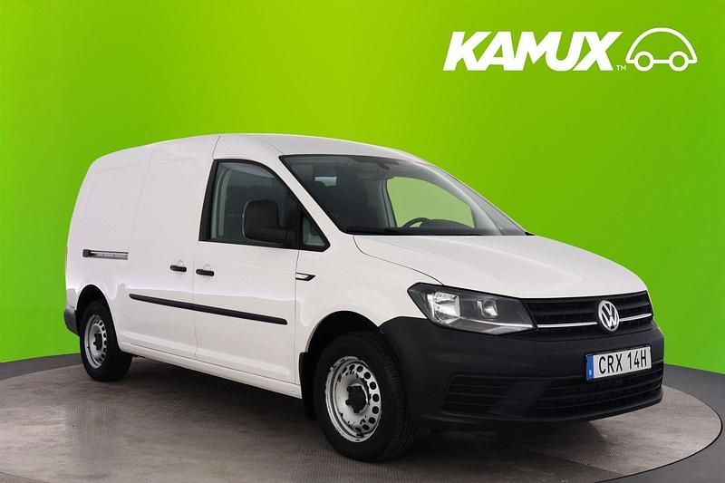 Vit Begagnad 2019 VW Caddy Maxi Minibuss | 189 800 kr (Superpris) - Bild 1/4