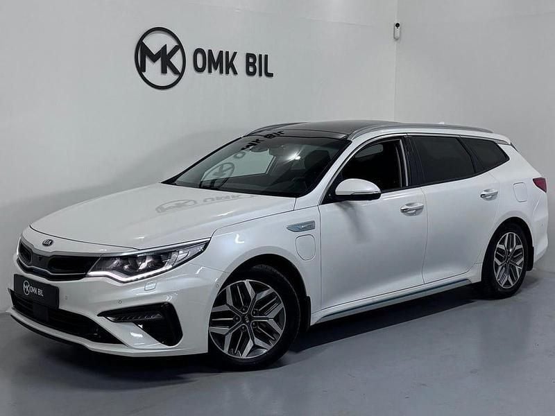 Vit Begagnad 2018 Kia Optima Advance Kombi | 169 900 kr (Lite dyr) - Bild 1/4