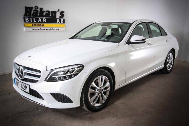 Vit Begagnad 2019 Mercedes C200 Sedan | 299 500 kr (Lite dyr) - Bild 1/4