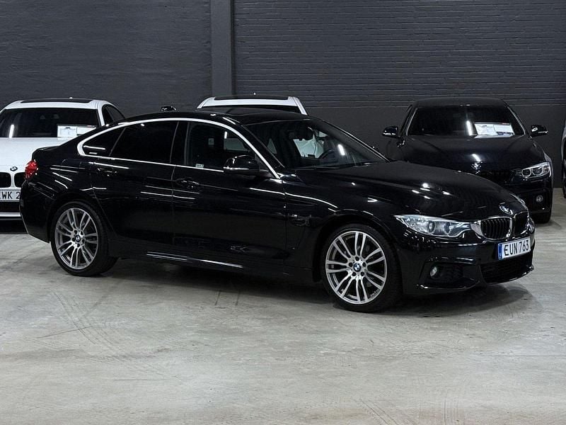 Svart Begagnad 2015 BMW 420 Gran Coupé M Sport Sportkupé | 229 900 kr (Marknadspris) - Bild 1/4