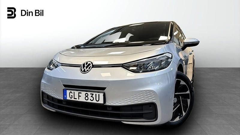 Silver Begagnad 2022 VW ID.3 Comfortline Halvkombi | 249 900 kr (Marknadspris) - Bild 1/4